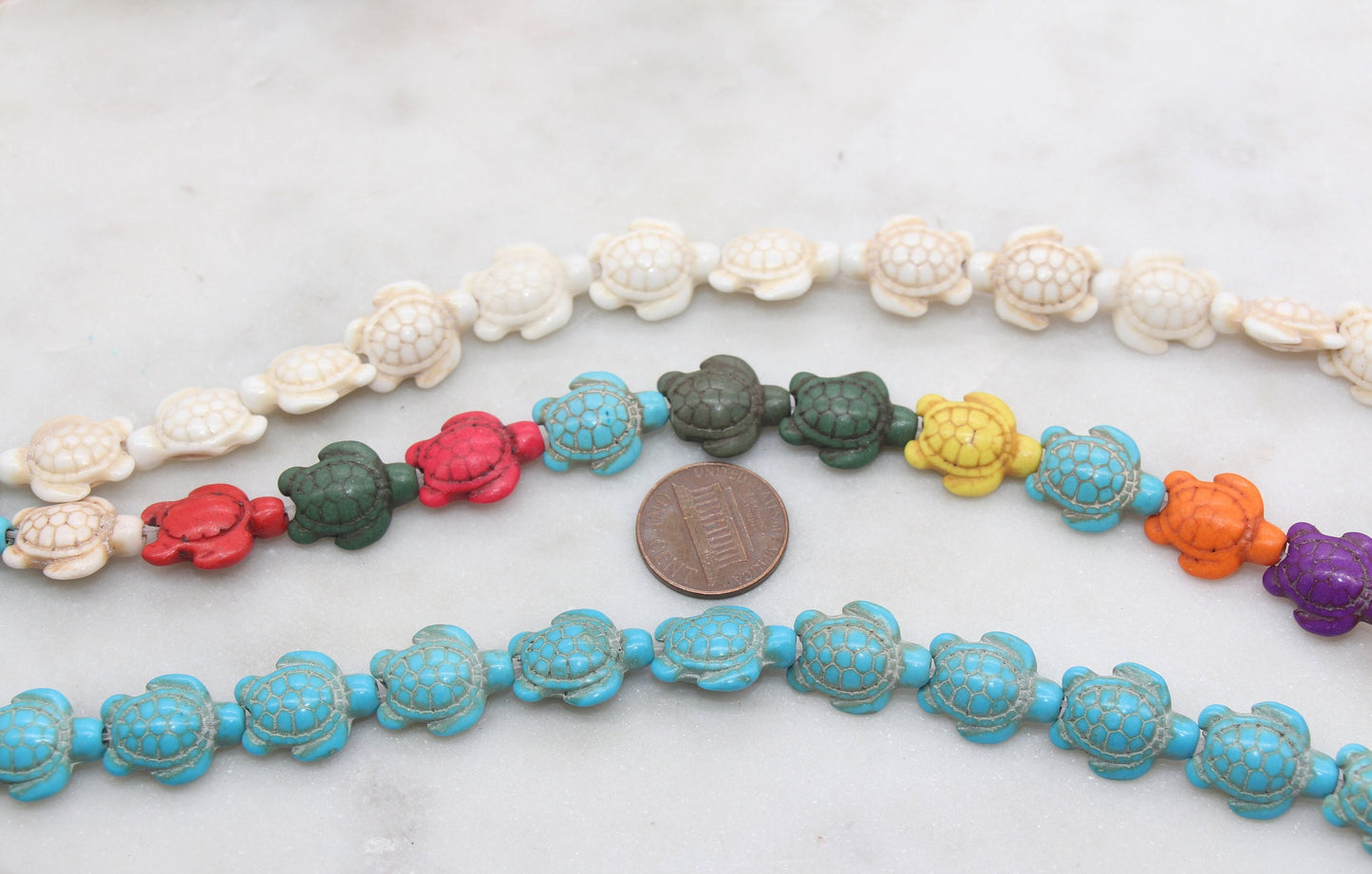 Turtle Beads Howlite Beads, Turtle Gemstone Beads, Bead for Bracelets, Sea Animal Stone Beads