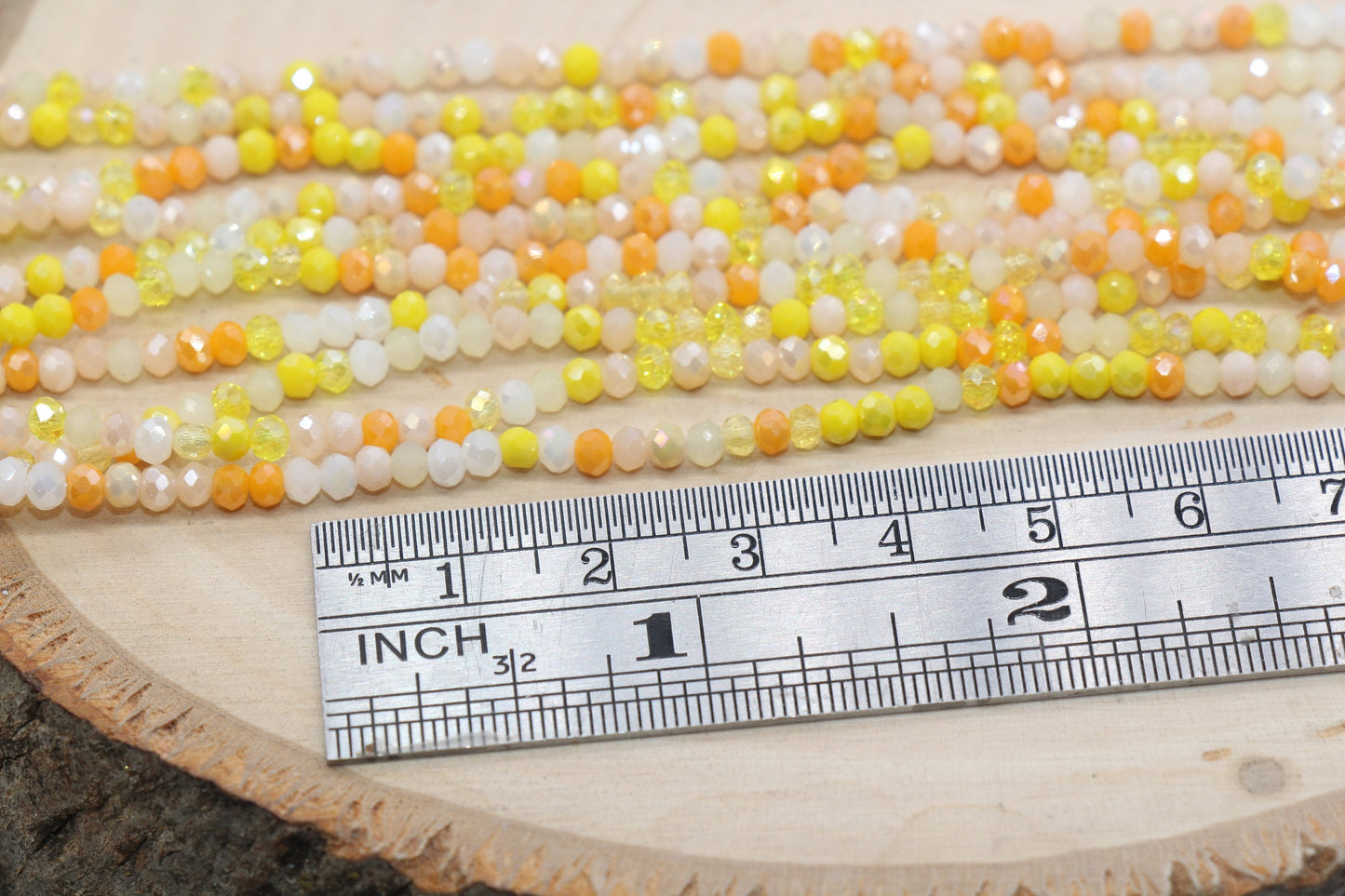 3mm Faceted Glass Beads, Mix Glass Seed Beads, Jewelry Making Beds, Bracelet Beads, Full Strand