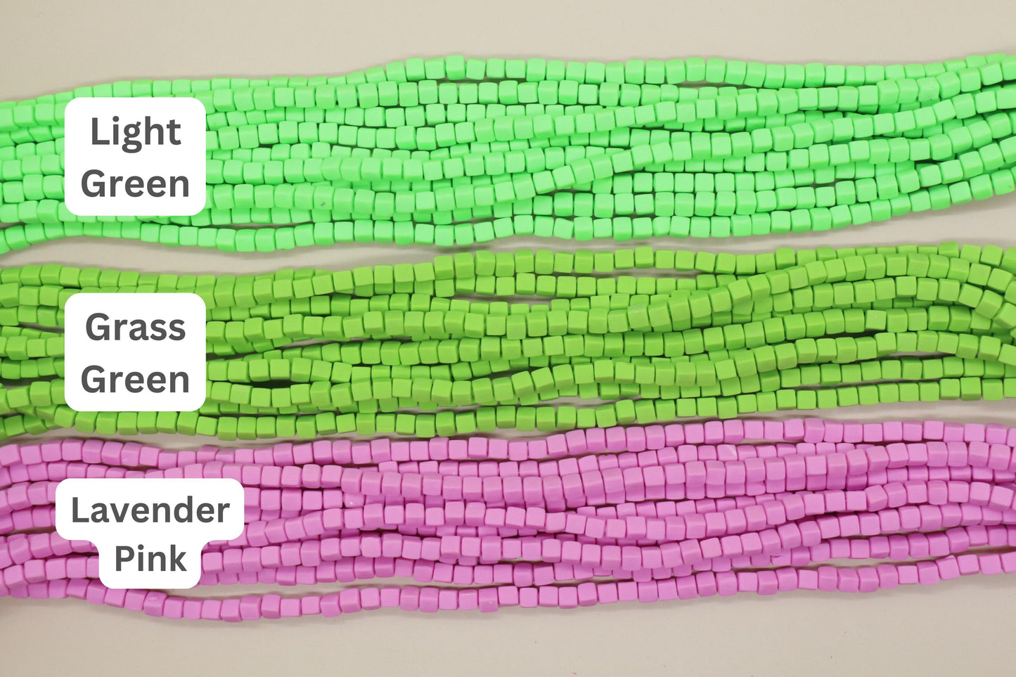 6mm Cube Polymer Clay Beads, Assort Color Heishi Beads, Square Clay Beads, Jewelry Beads, Bead for Bracelet