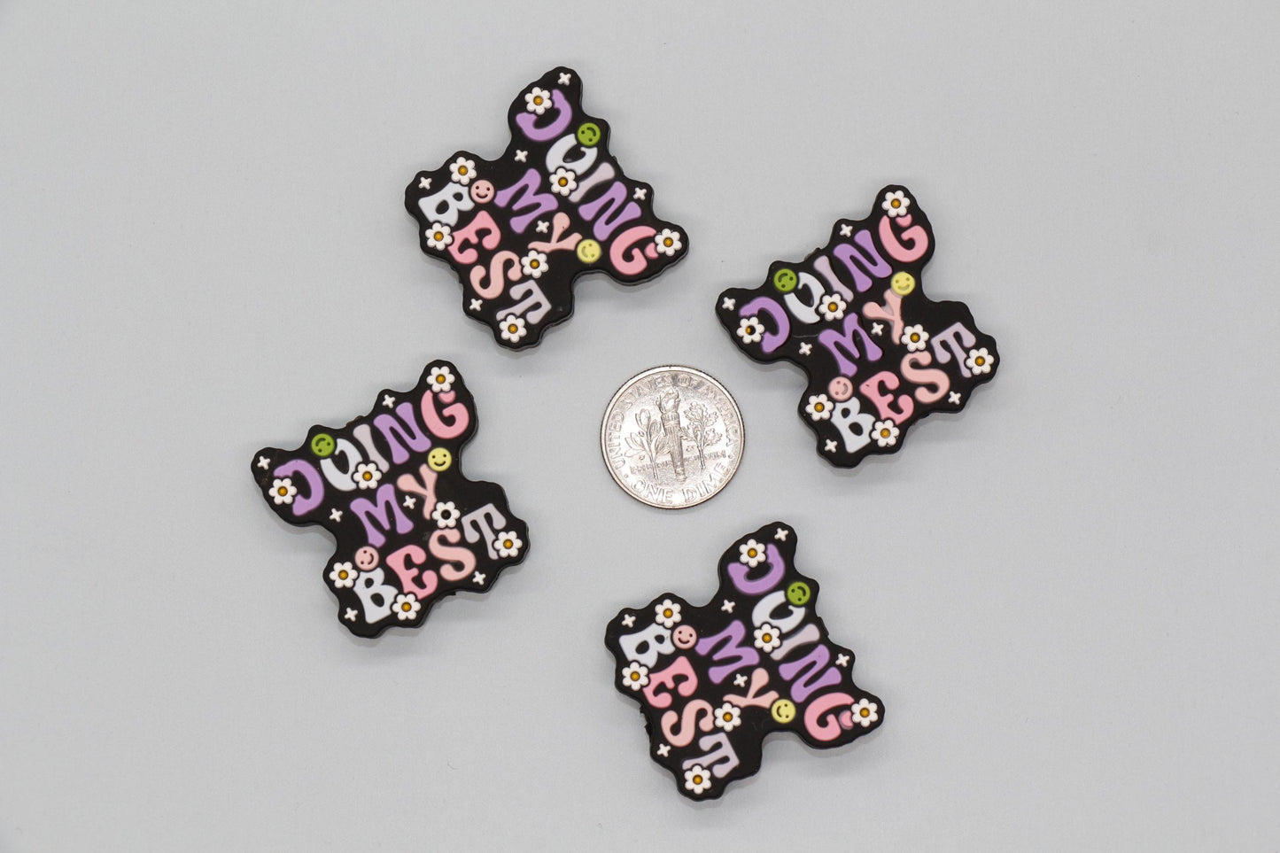 Doing My Best Focal Silicone Beads, Focal Bead for Beadable Pens, Craft Supplies, DIY Projects #F766