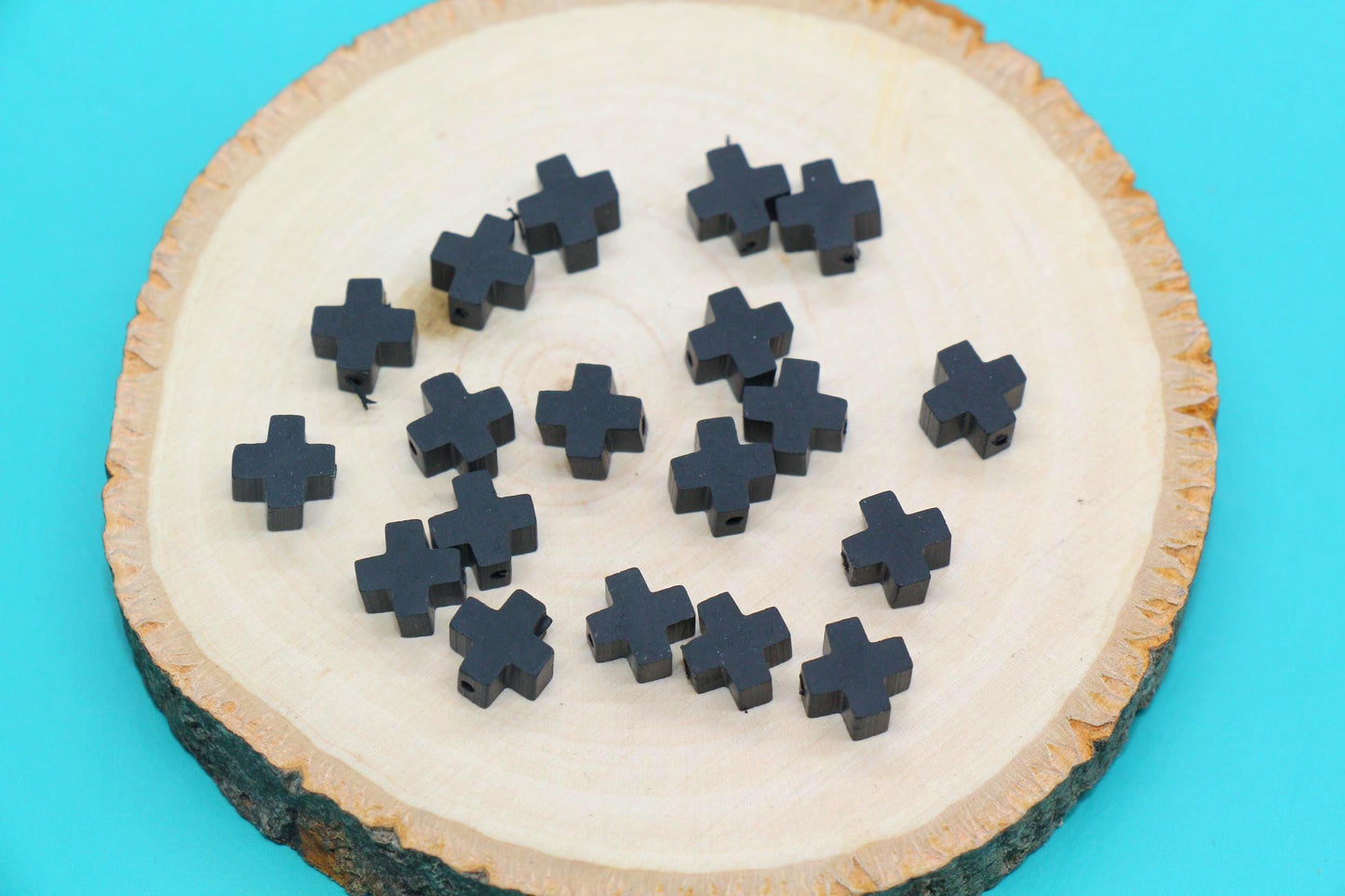 Polymer Clay Beads, Cross Beads , Jewelry Making Supplies for DIY Bracelets, Necklaces