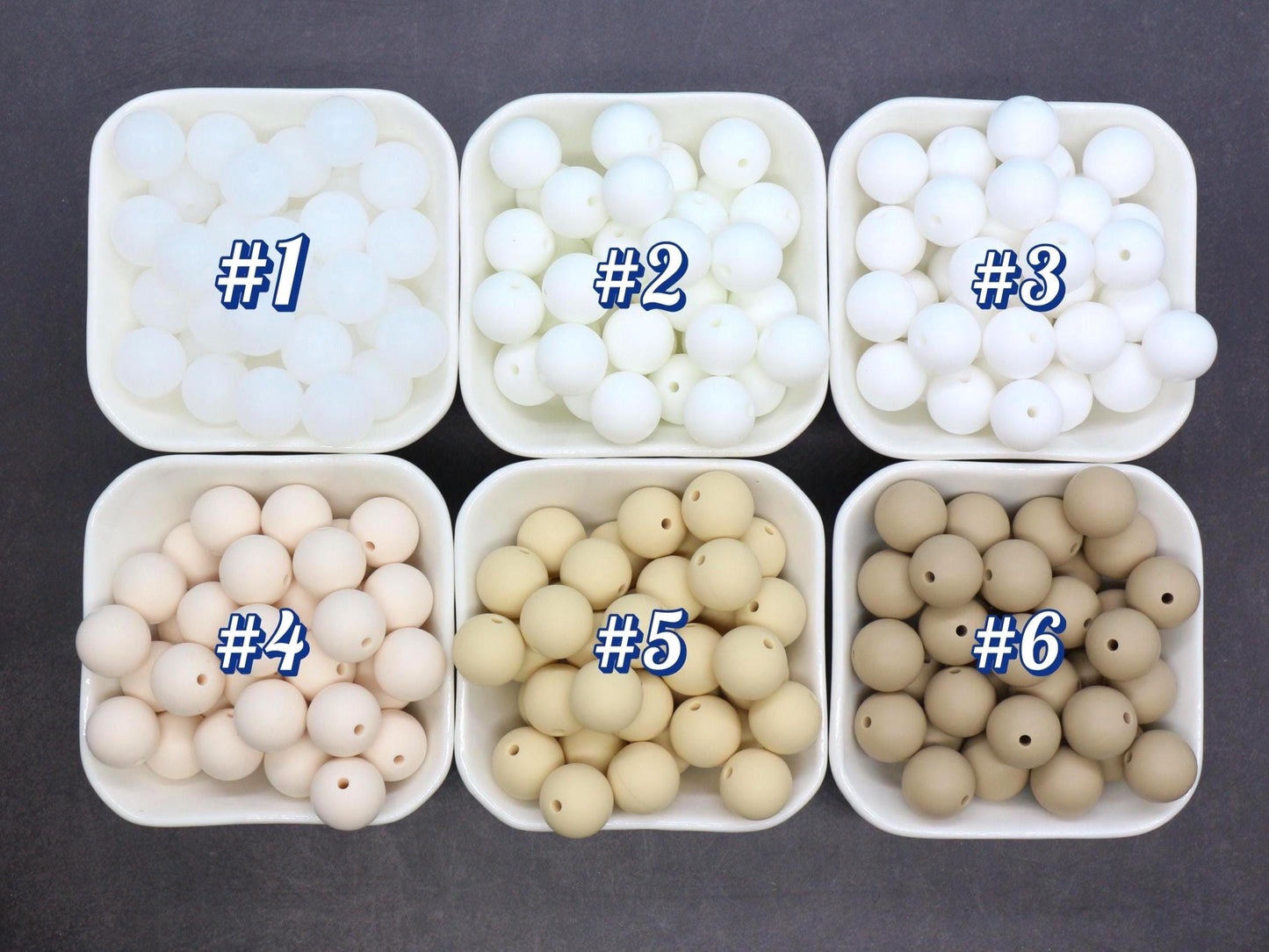 15mm Earth tones Silicone Beads for Bracelets, Soft Round DIY Jewelry Beads, Keychain Craft Supplies, Silicone Beads for DIY Jewelry Making