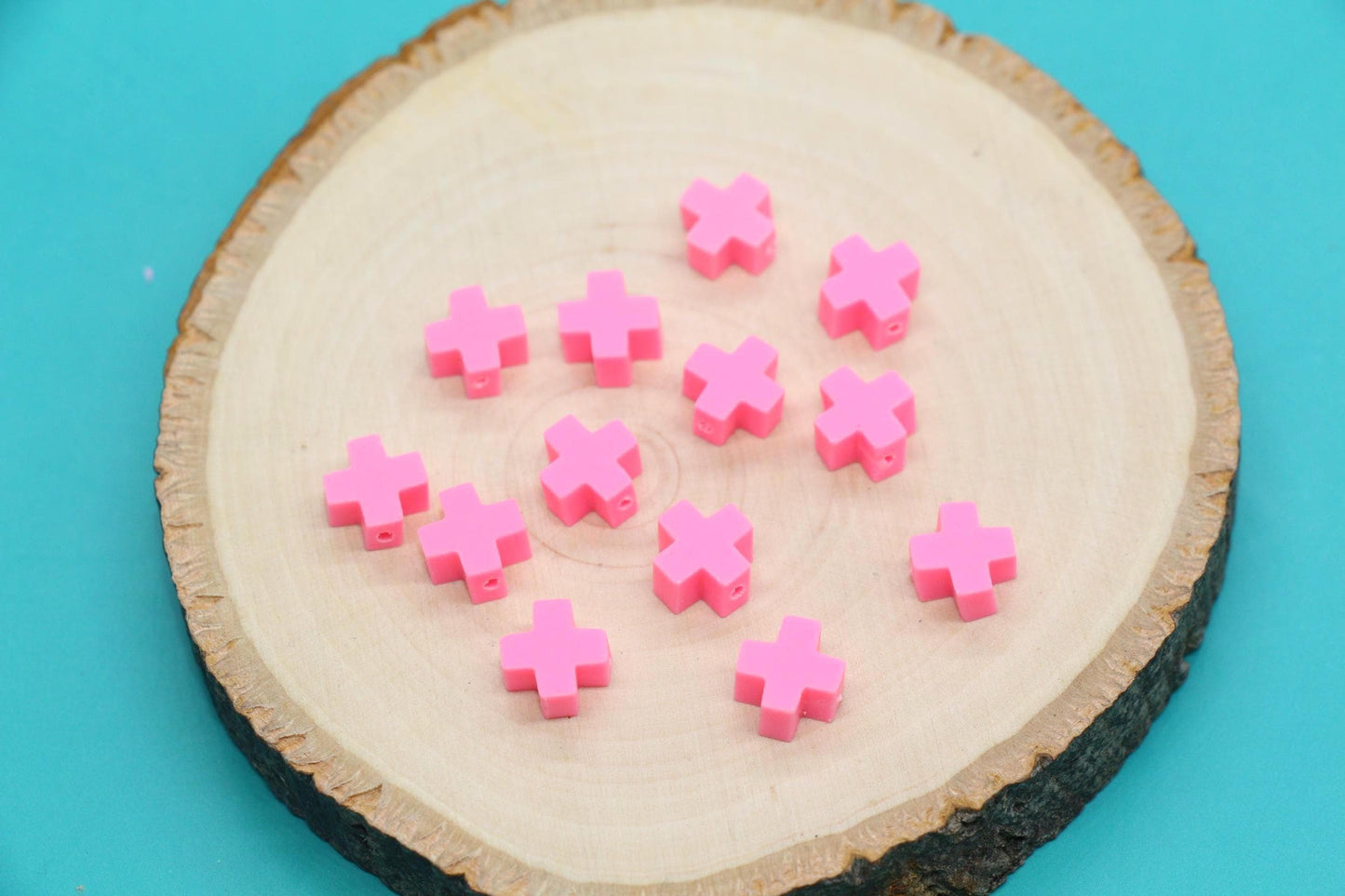 Polymer Clay Beads, Cross Beads , Jewelry Making Supplies for DIY Bracelets, Necklaces