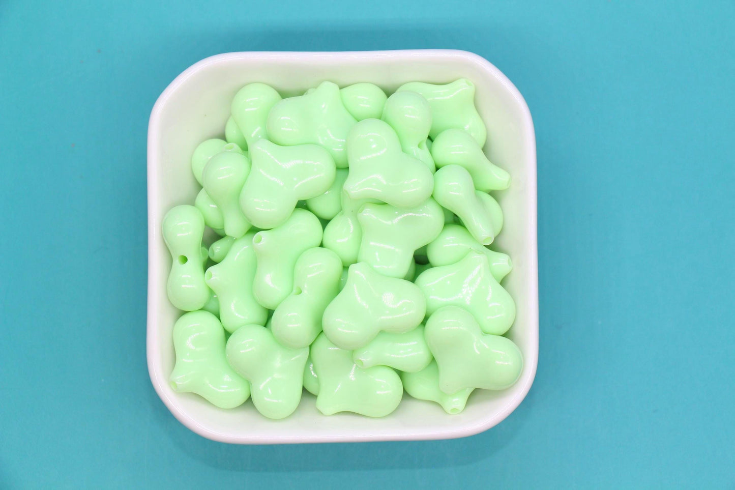 Heart Beads, Plastic Heart Shape Beads for Jewelry Making, DIY Bracelets, Necklaces, Keychains, Crafts - Valentine’s Day Supplies