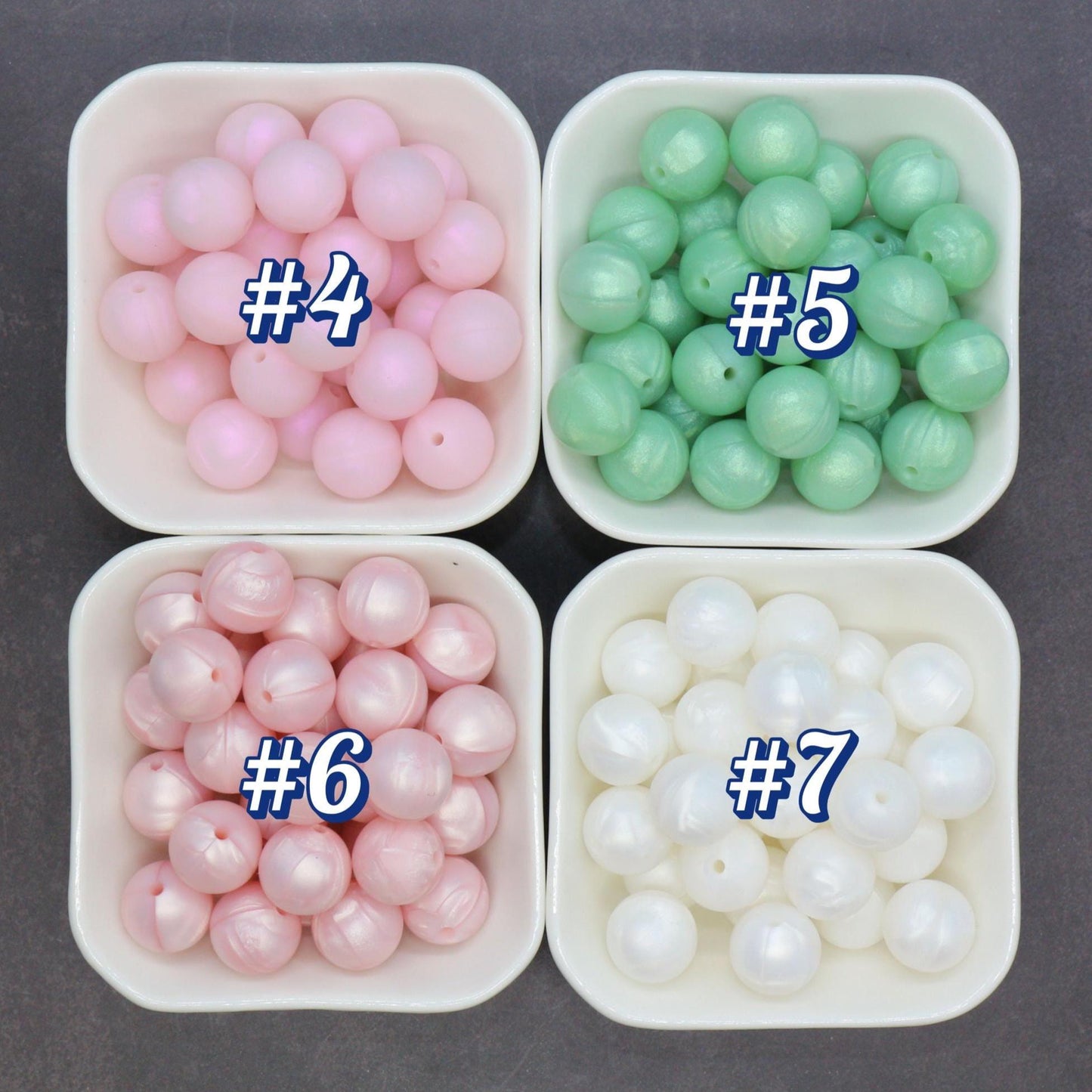 15mm Metallic Silicone Beads, Shimmering Jewelry Beads for Bracelets, Keychains, Soft Round Beads, DIY Craft Supplies