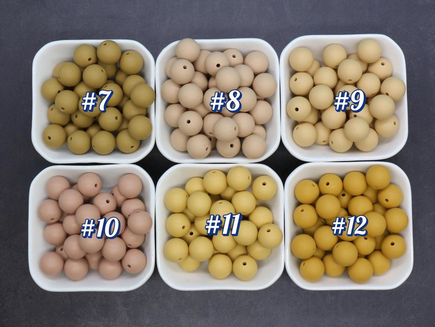 15mm Earth tones Silicone Beads for Bracelets, Soft Round DIY Jewelry Beads, Keychain Craft Supplies, Silicone Beads for DIY Jewelry Making