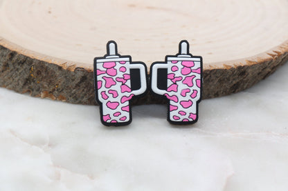 Cow Tumbler Silicone Focal Beads, Silicone Loose Beads, Bead for Pens, Beadable Pens #427