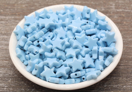 Star Beads, Plastic Star Beads, Pastel Star Beads, Star Shaped Beads, Beads for Bracelet
