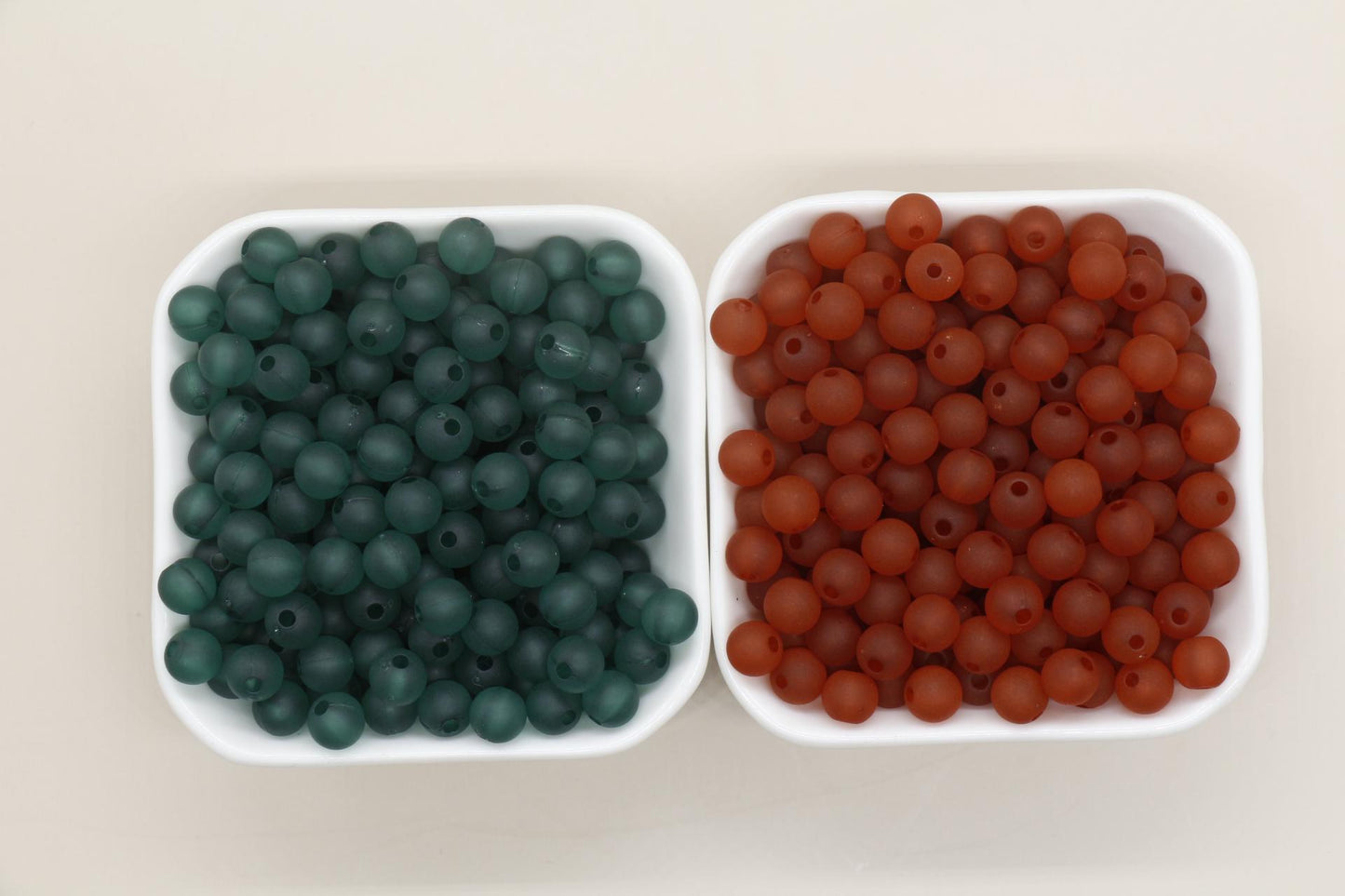 8mm Matte Beads, Frosted Gumball Beads, Plastic Round Beads, Chunky Beads, Round Plastic Beads