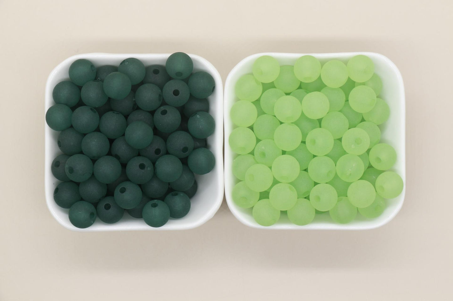 12mm Matte Beads, Frosted Gumball Beads, Plastic Round Beads, Chunky Beads, Round Plastic Beads