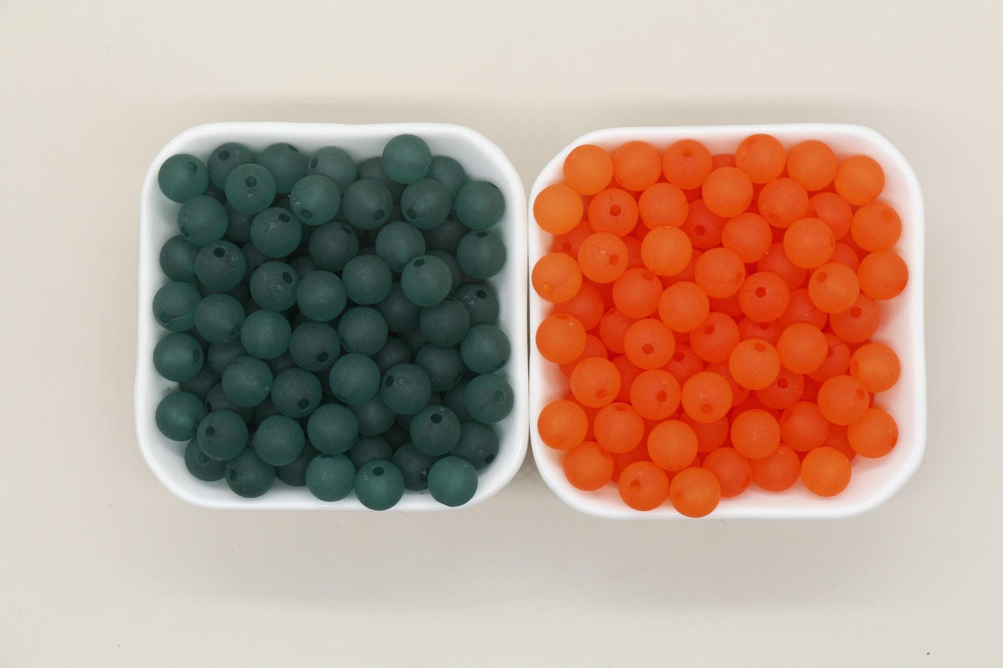 10mm Matte Beads, Frosted Gumball Beads, Plastic Round Beads, Chunky Beads, Round Plastic Beads