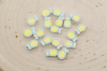 Easter Beads, Easter Polymer Clay Beads, Easter Egg Beads, Easter Bunny Beads, Jewelry Beads, Beads for Bracelet