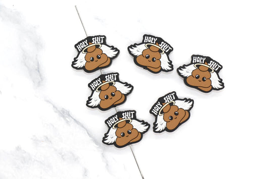 Funny Silicone Beads, Silicone Loose Beads, Beadable Pen Beads, Sarcastic Jewelry Making Supplies for Besties #894