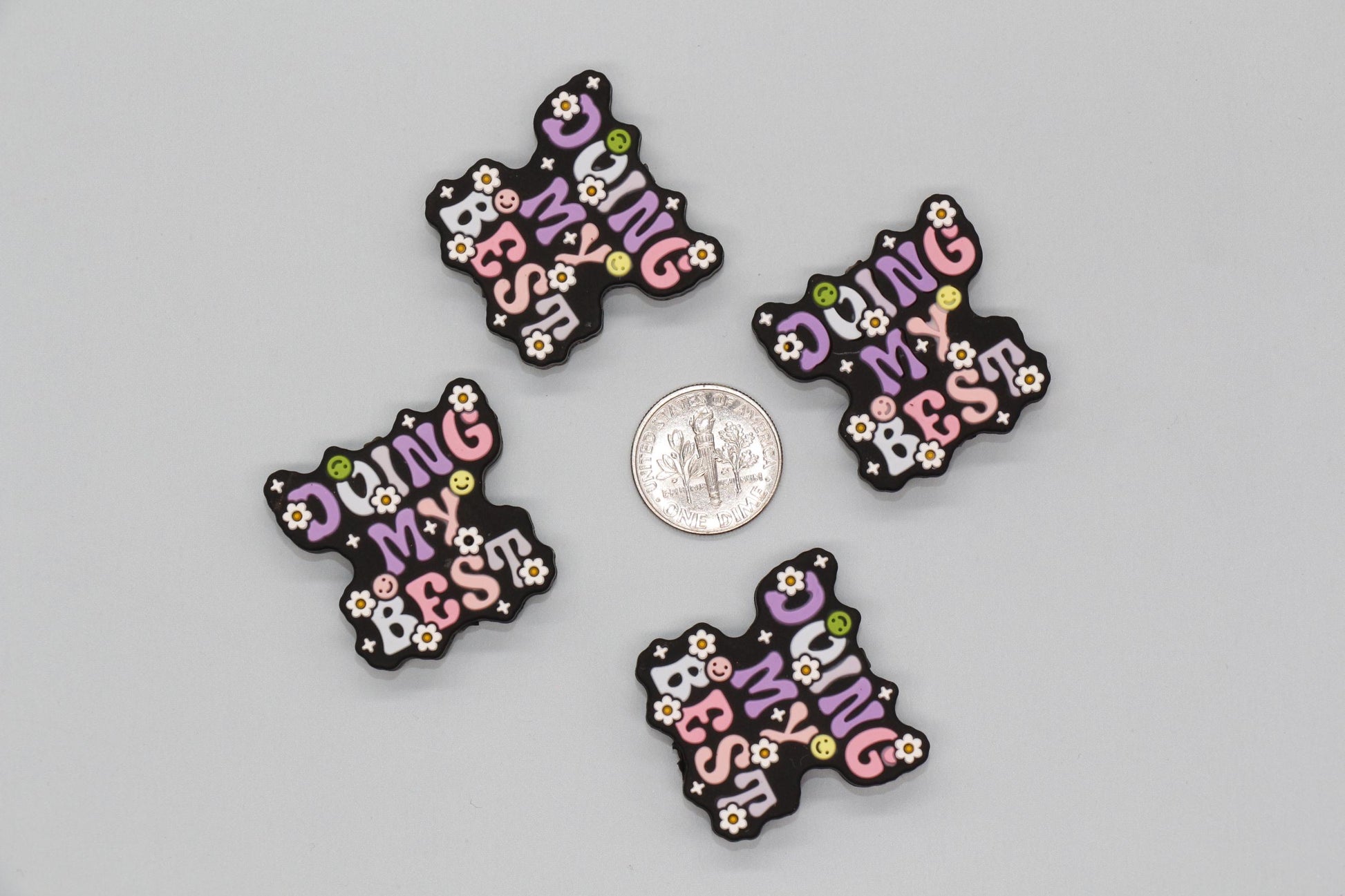 Doing My Best Focal Silicone Beads, Focal Bead for Beadable Pens, Craft Supplies, DIY Projects #F766
