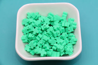 Polymer Clay Beads, Cross Beads , Jewelry Making Supplies for DIY Bracelets, Necklaces