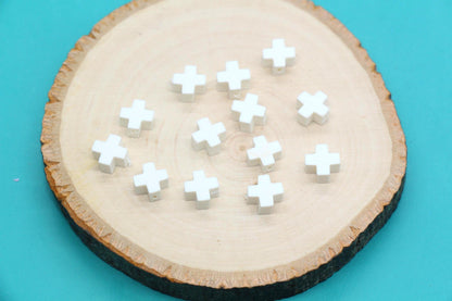 Polymer Clay Beads, Cross Beads , Jewelry Making Supplies for DIY Bracelets, Necklaces