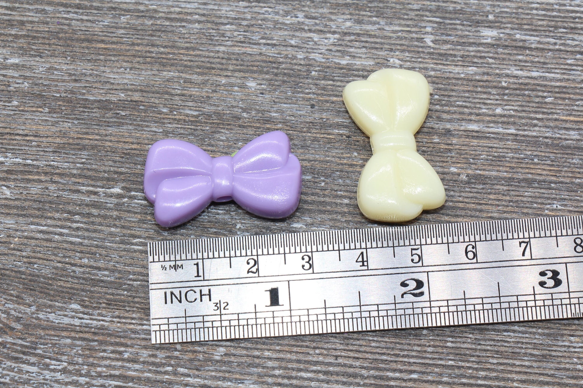 Multicolor Bow Beads, Acrylic Ribbon Bow Beads, Pastel Bow Beads, Mixed Colors Plastic Beads #752