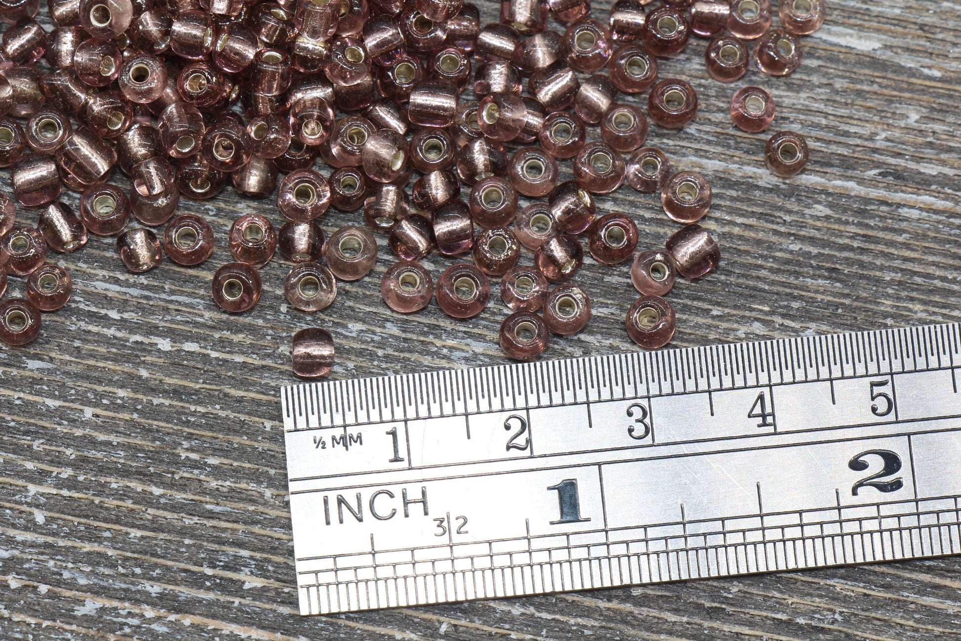 Transparent Glass Beads with Silver Lined, 4mm 6/0 Glass Round Beads, Trans Seed Beads, Rocailles Beads, Beading Supplies #1232