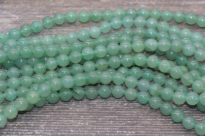 Aventurine Beads, Natural Gemstone Round Beads, Sizes 4mm 6mm 8mm 10mm 12mm, Full Strand 15.5 inch, #96