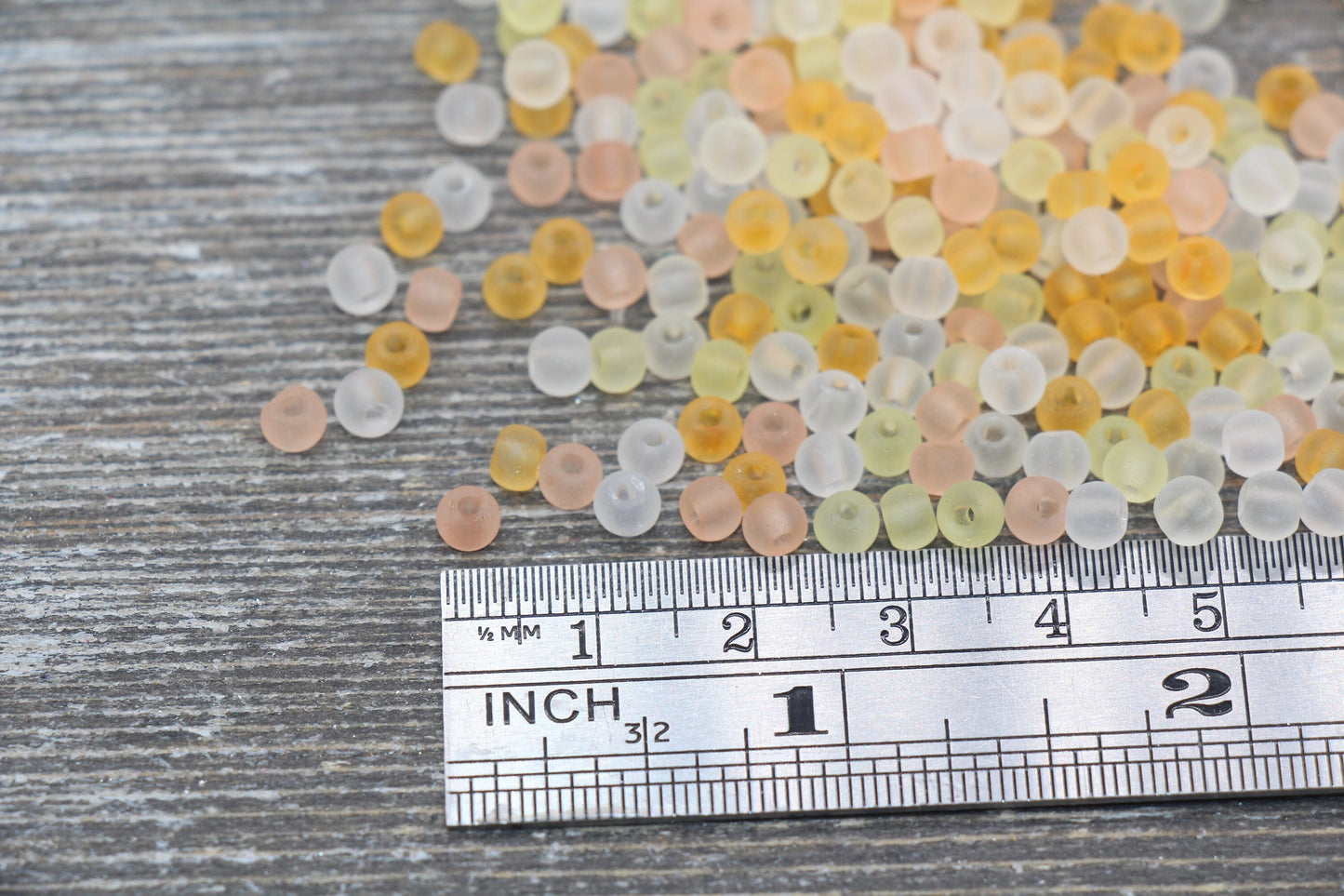 Matte Translucent Glass Beads, 4mm 6/0 Glass Round Beads, Frosted Multicolor Seed Beads, Rocailles Beads, Beading Supplies #2286