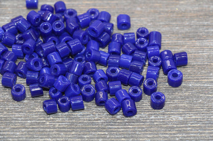 7mm Glass Seed Beads, Blue Glass Beads, Slider Glass Beads, Roller Beads, Bead for Bracelet, Beading Supplies #2346