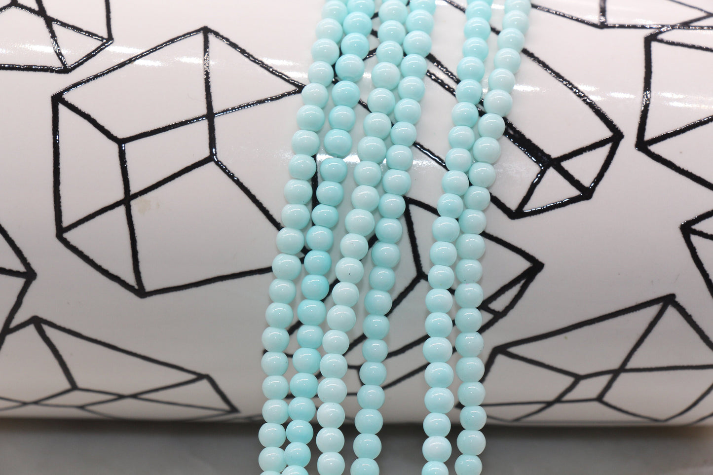 4mm Glass Beads, Round Glass Beads, Jewelry Glass Beads, Bracelet Beads