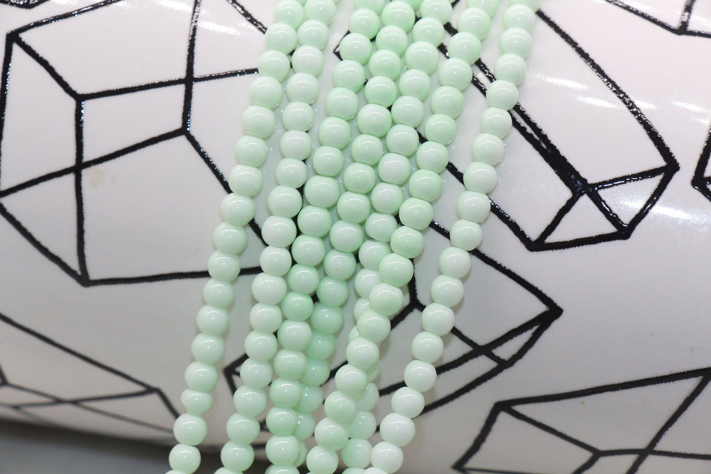 4mm Glass Beads, Round Glass Beads, Jewelry Glass Beads, Bracelet Beads