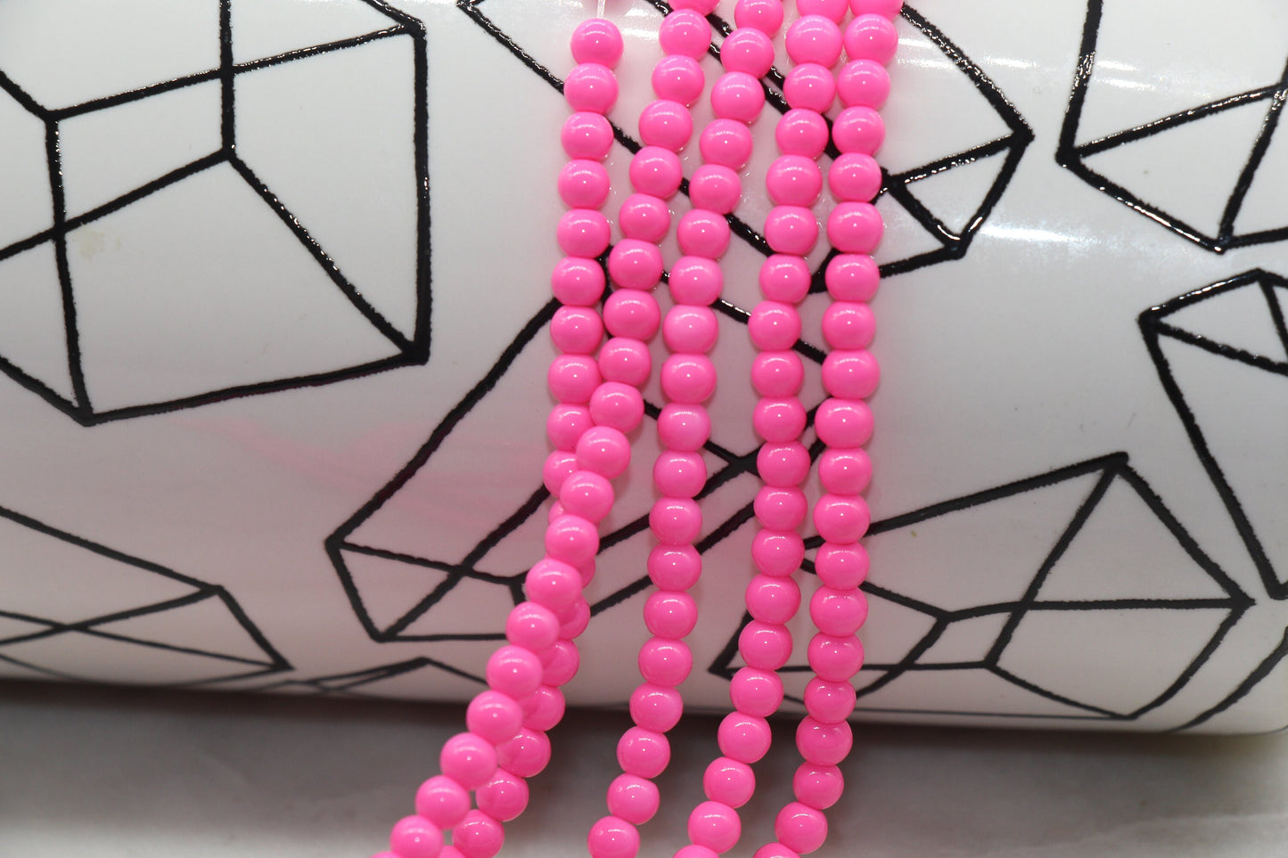 4mm Glass Beads, Round Glass Beads, Jewelry Glass Beads, Bracelet Beads