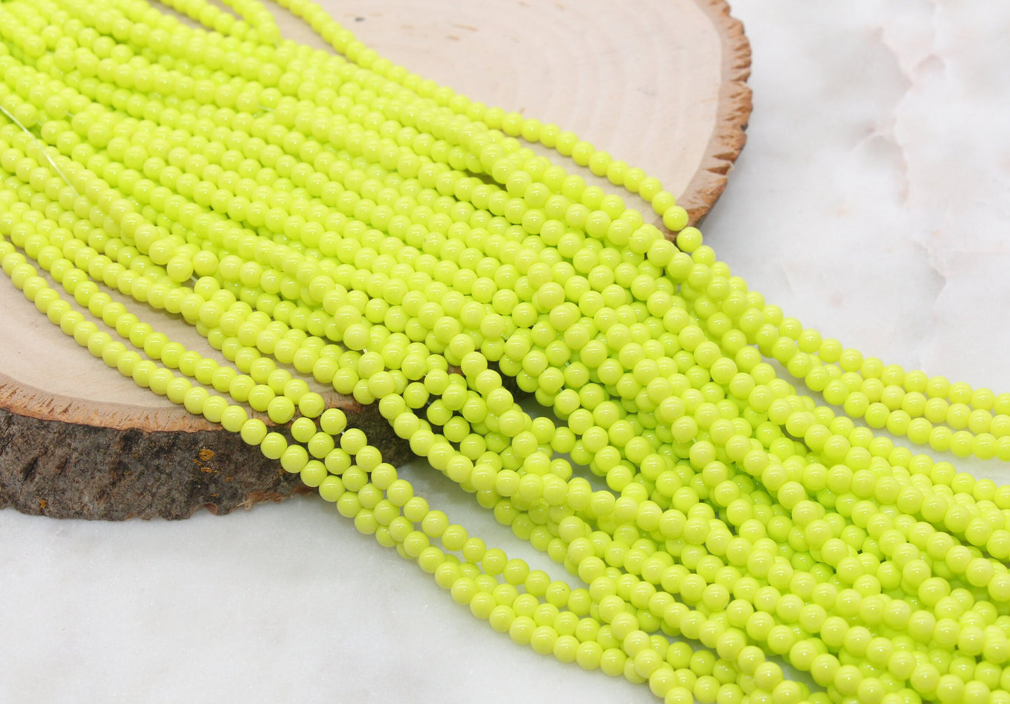 4mm Glass Beads, Round Glass Beads, Jewelry Glass Beads, Bracelet Beads