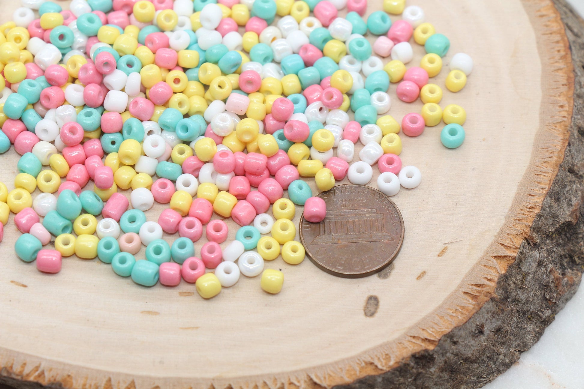 Mix Glass Seed Beads, 4mm 6/0 Glass Seed Beads, Mix Multicolor Seed Beads, Rocailles Beads, Beading Supplies, Bracelet Glass Beads #2920