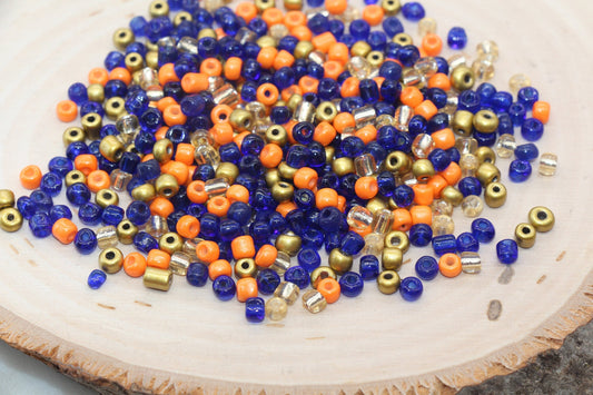 Mix Glass Seed Beads, 4mm 6/0 Glass Seed Beads, Mix Multicolor Seed Beads, Rocailles Beads, Beading Supplies, Bracelet Glass Beads #2938