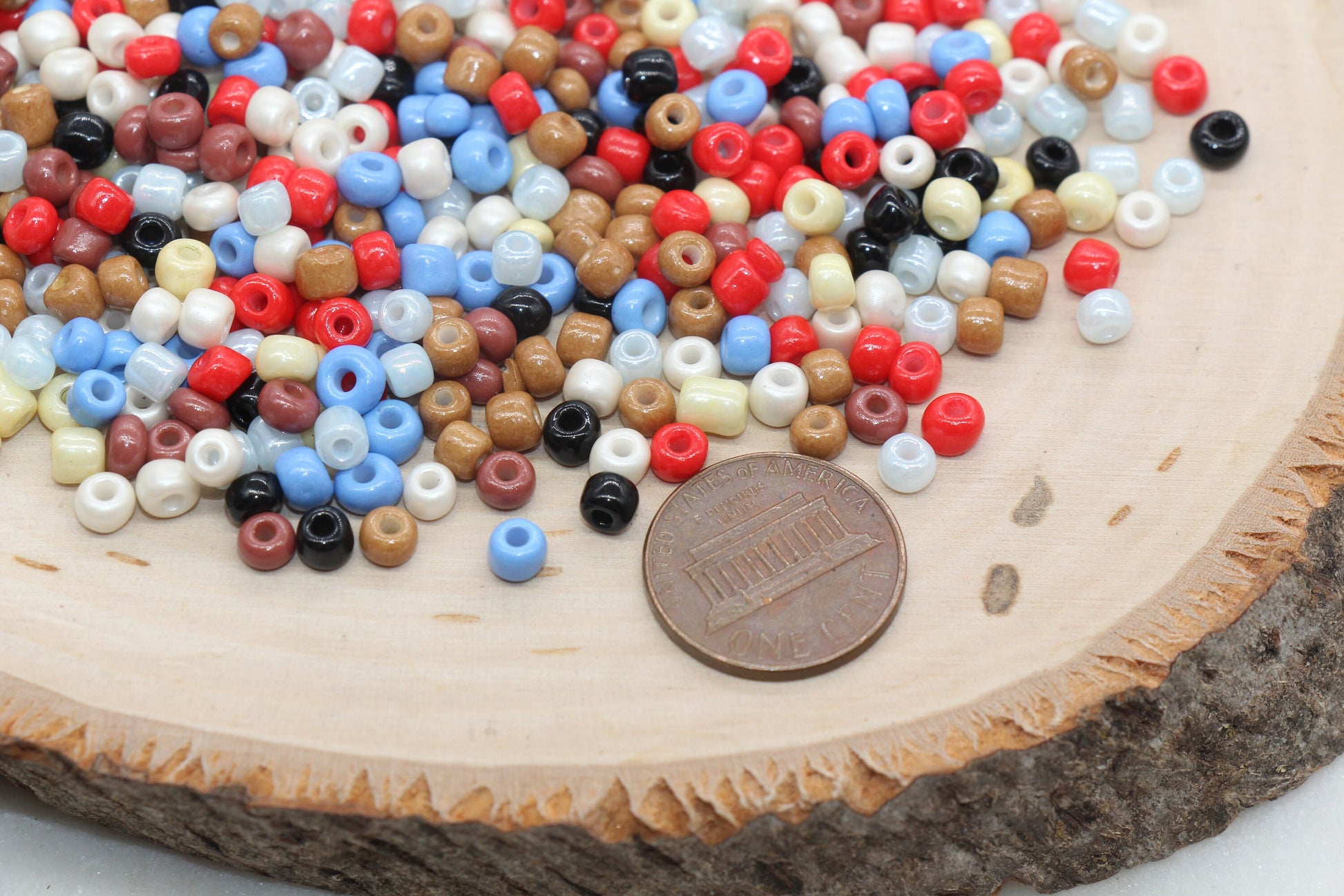 Mix Glass Seed Beads, 4mm 6/0 Glass Seed Beads, Mix Multicolor Seed Beads, Rocailles Beads, Beading Supplies, Bracelet Glass Beads #2947