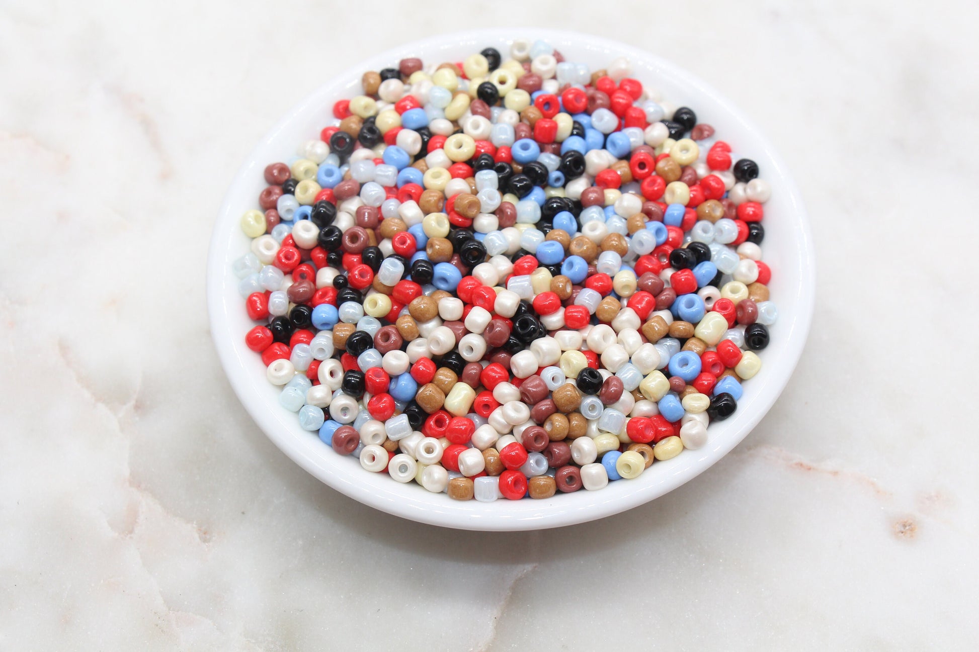 Mix Glass Seed Beads, 4mm 6/0 Glass Seed Beads, Mix Multicolor Seed Beads, Rocailles Beads, Beading Supplies, Bracelet Glass Beads #2947