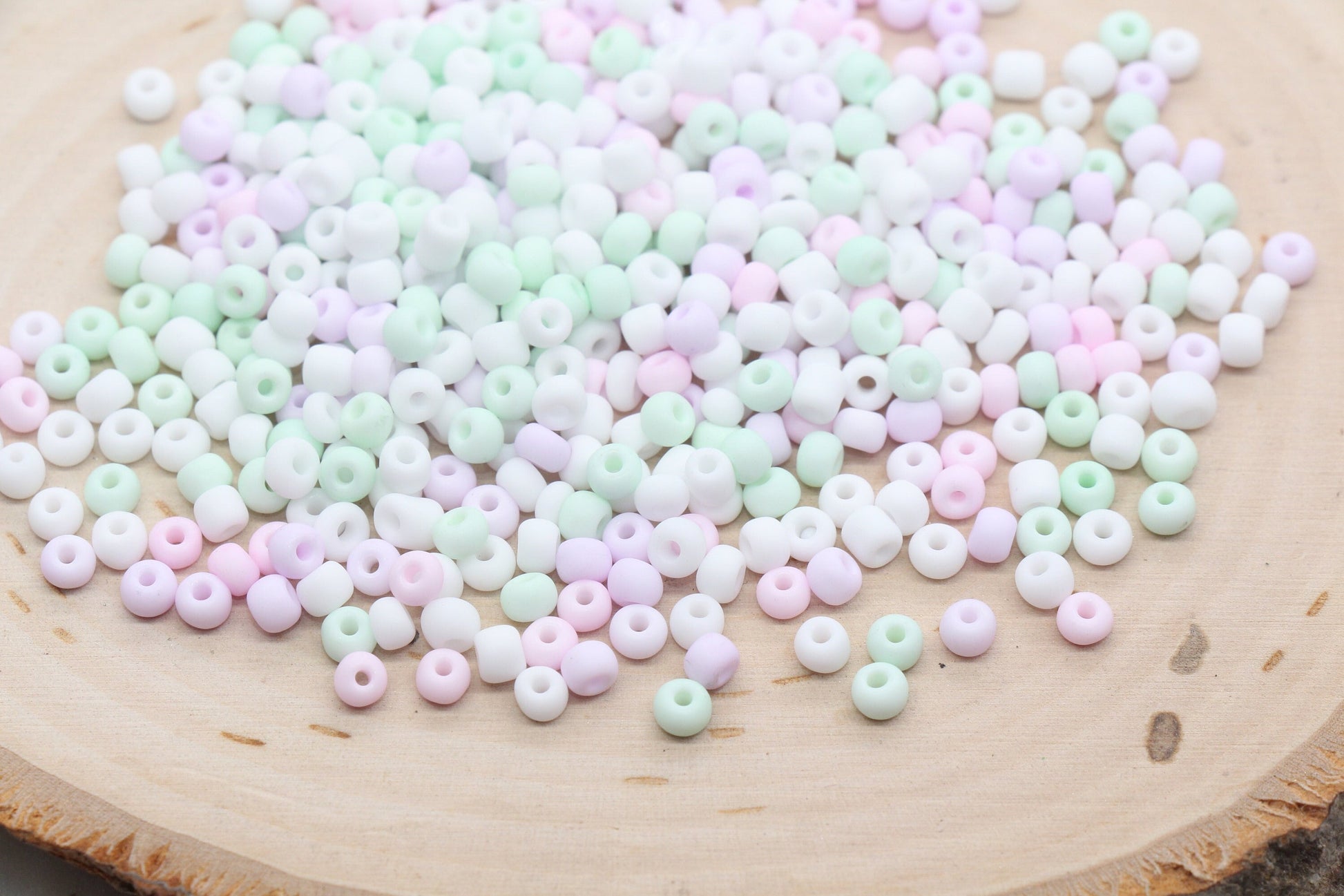 Mix Matte Glass Seed Beads, 4mm 6/0 Glass Seed Beads, Frosted Seed Beads, Rocailles Beads, Beading Supplies, Bracelet Glass Beads #2911
