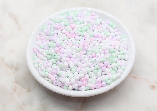 Mix Matte Glass Seed Beads, 4mm 6/0 Glass Seed Beads, Frosted Seed Beads, Rocailles Beads, Beading Supplies, Bracelet Glass Beads #2911