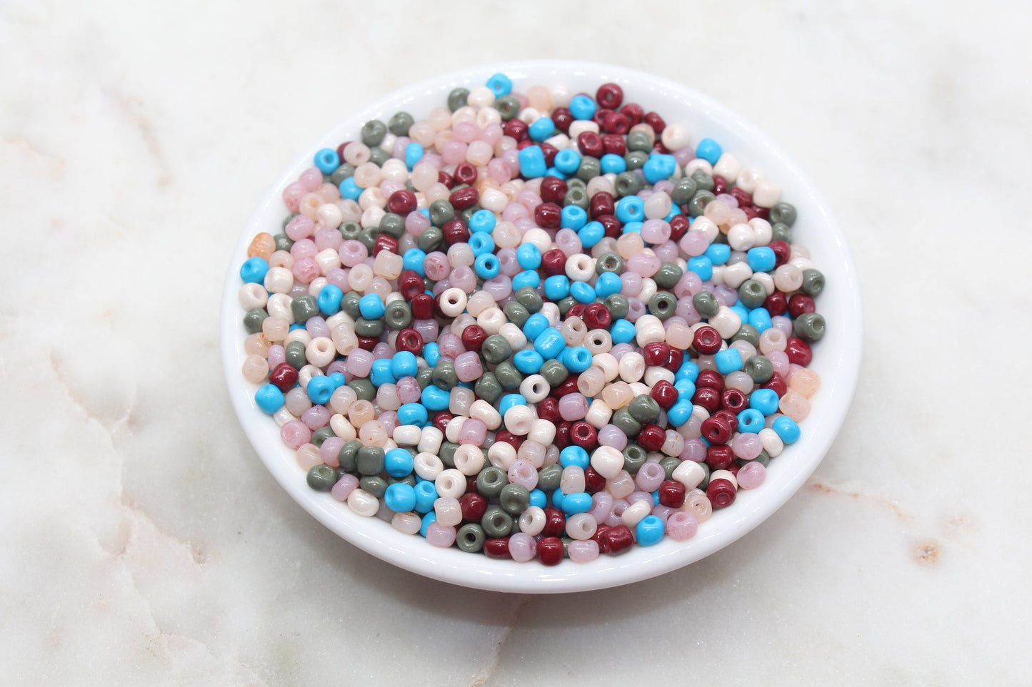 Mix Glass Seed Beads, 4mm 6/0 Glass Seed Beads, Multicolor Seed Beads, Rocailles Beads, Beading Supplies, Bracelet Beads #2962