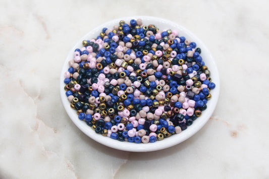Mix Glass Seed Beads, 4mm 6/0 Glass Seed Beads, Multicolor Seed Beads, Rocailles Beads, Beading Supplies, Bracelet Beads #2963