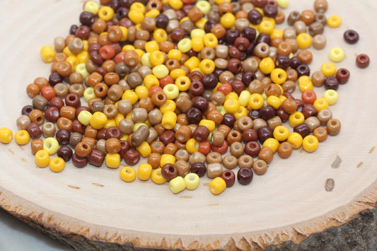 Mix Glass Seed Beads, 4mm 6/0 Glass Seed Beads, Mix Multicolor Seed Beads, Rocailles Beads, Beading Supplies, Bracelet Glass Beads #2940