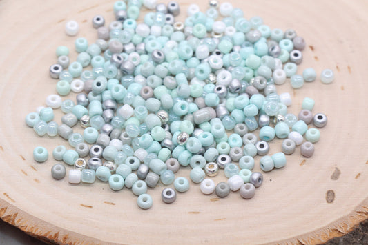 Mix Glass Seed Beads, 4mm 6/0 Glass Seed Beads, Mix Multicolor Seed Beads, Rocailles Beads, Beading Supplies, Bracelet Glass Beads #2941