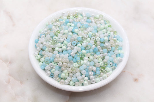 Mix Glass Seed Beads, 4mm 6/0 Glass Seed Beads, Mix Multicolor Seed Beads, Rocailles Beads, Beading Supplies, Bracelet Glass Beads #2956