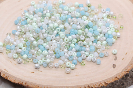 Mix Glass Seed Beads, 4mm 6/0 Glass Seed Beads, Mix Multicolor Seed Beads, Rocailles Beads, Beading Supplies, Bracelet Glass Beads #2956