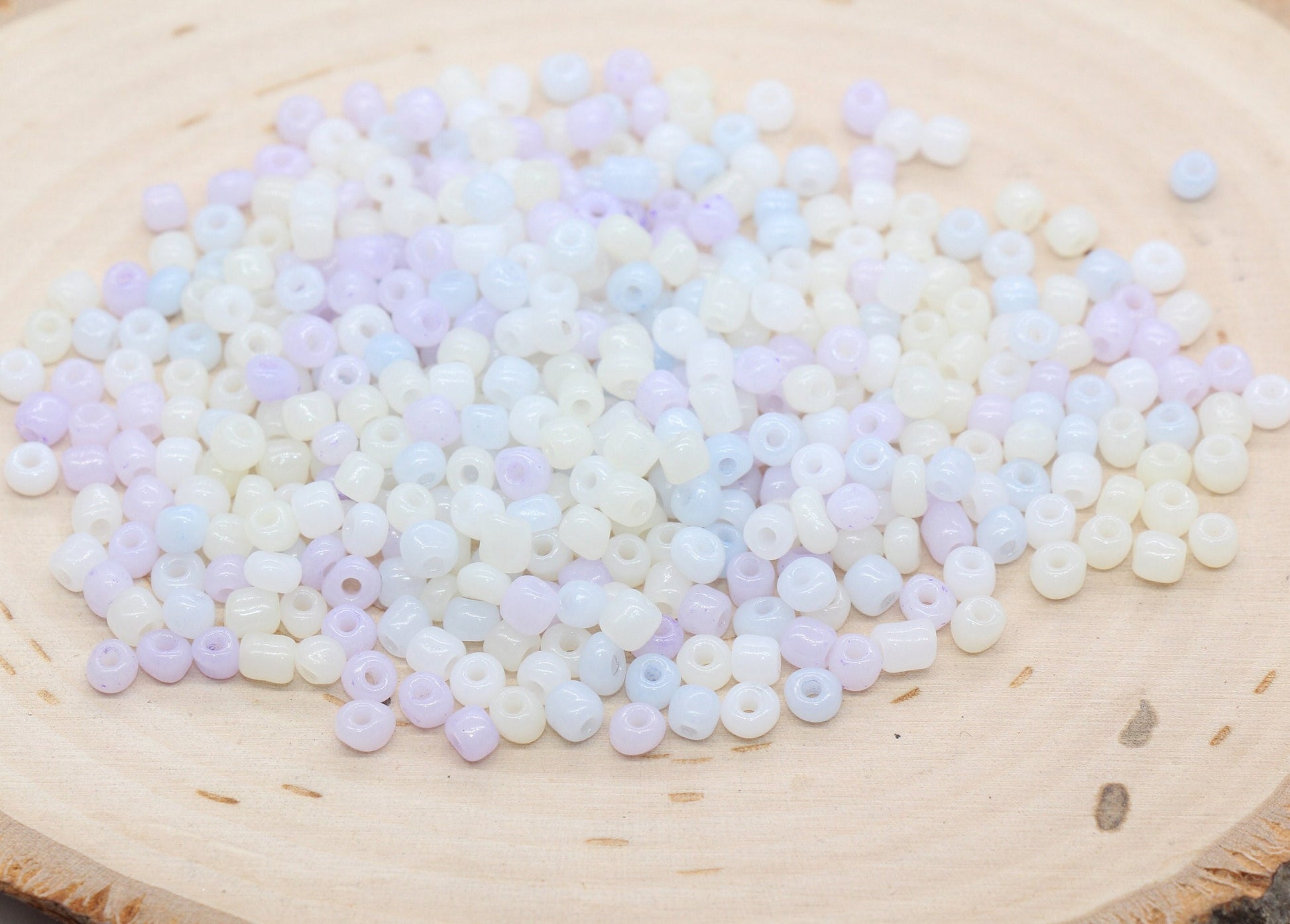 Mix Glass Seed Beads, 4mm 6/0 Glass Seed Beads, Multicolor Seed Beads, Rocailles Beads, Beading Supplies, Bracelet Beads #2961