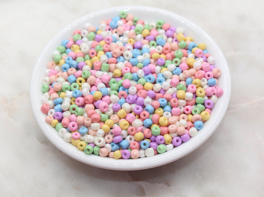 Mix Glass Seed Beads, Size 4mm 6/0 Glass Seed Beads, Multicolor Seed Beads, Rocailles Beads, Bracelet Beads #3073