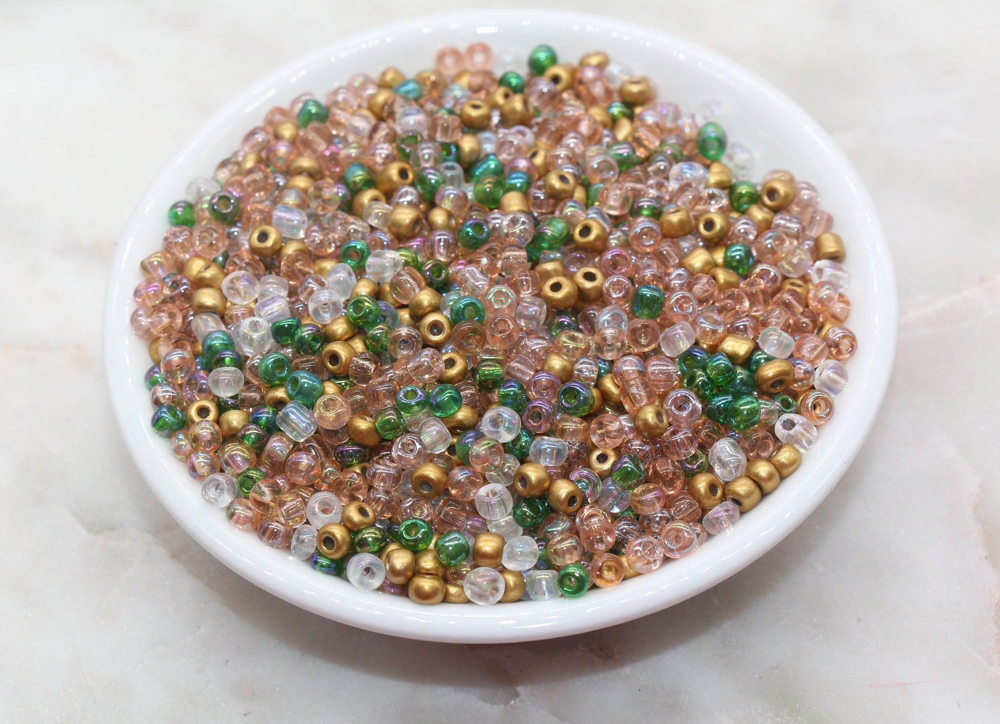 Mix Glass Seed Beads, Size 4mm 6/0 Glass Seed Beads, Multicolor Seed Beads, Rocailles Beads, Bracelet Beads #3091