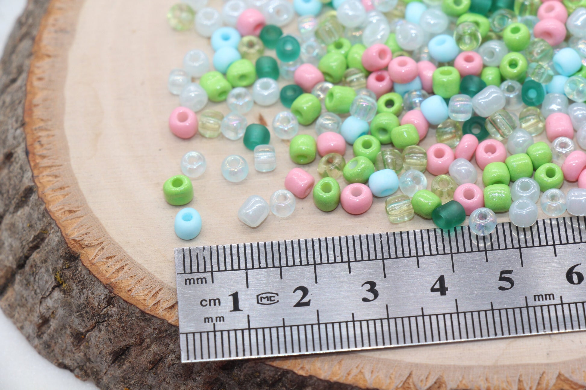 Mix Glass Seed Beads, Size 4mm 6/0 Glass Seed Beads, Multicolor Seed Beads, Rocailles Beads, Bracelet Beads #3095