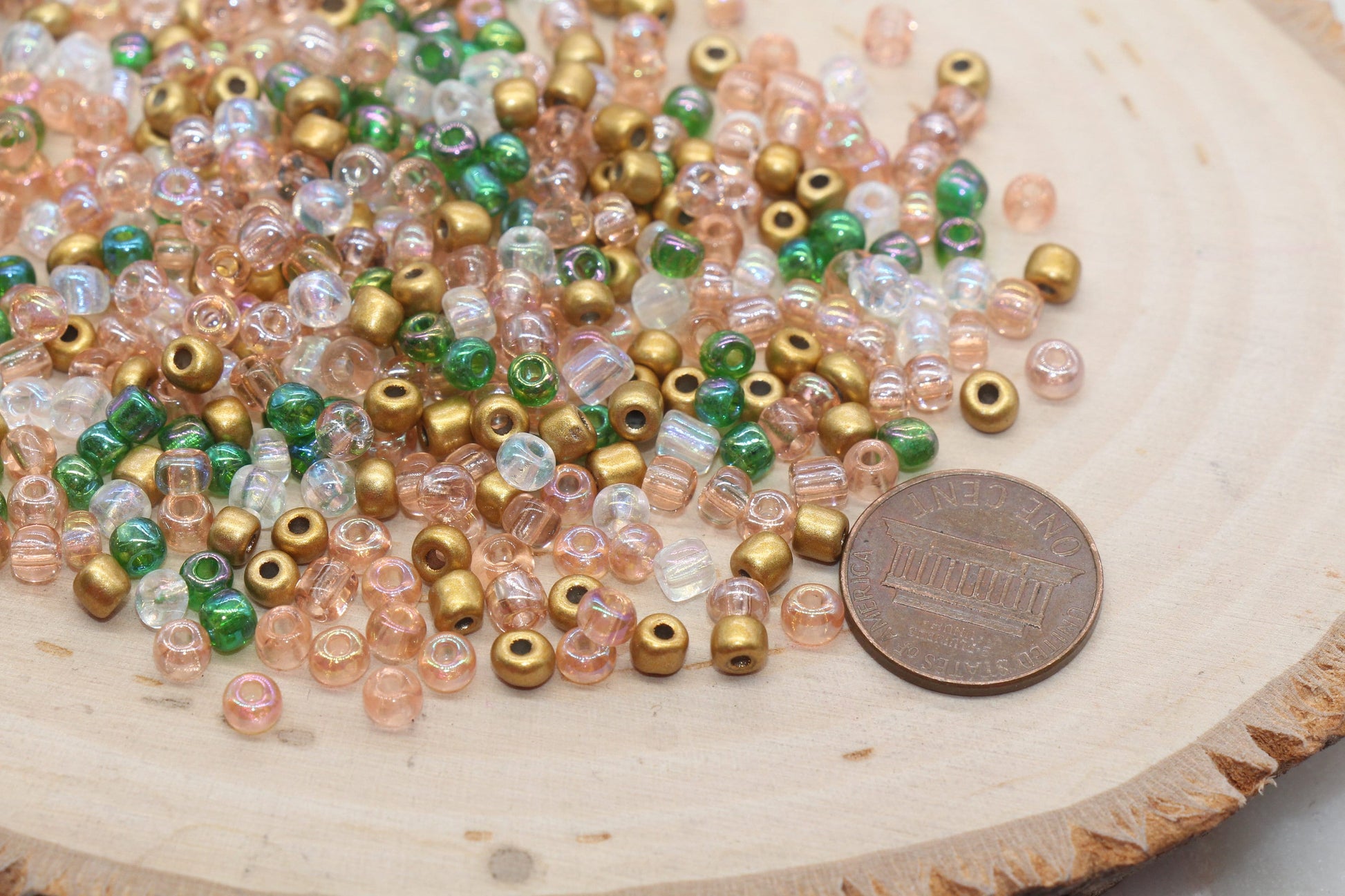 Mix Glass Seed Beads, Size 4mm 6/0 Glass Seed Beads, Multicolor Seed Beads, Rocailles Beads, Bracelet Beads #3091