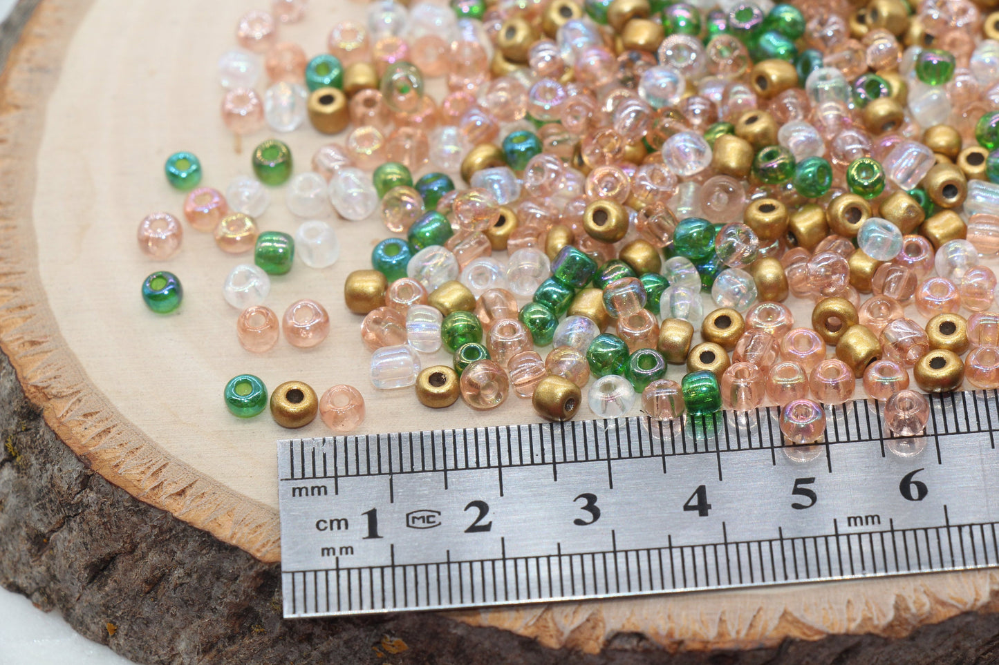 Mix Glass Seed Beads, Size 4mm 6/0 Glass Seed Beads, Multicolor Seed Beads, Rocailles Beads, Bracelet Beads #3091