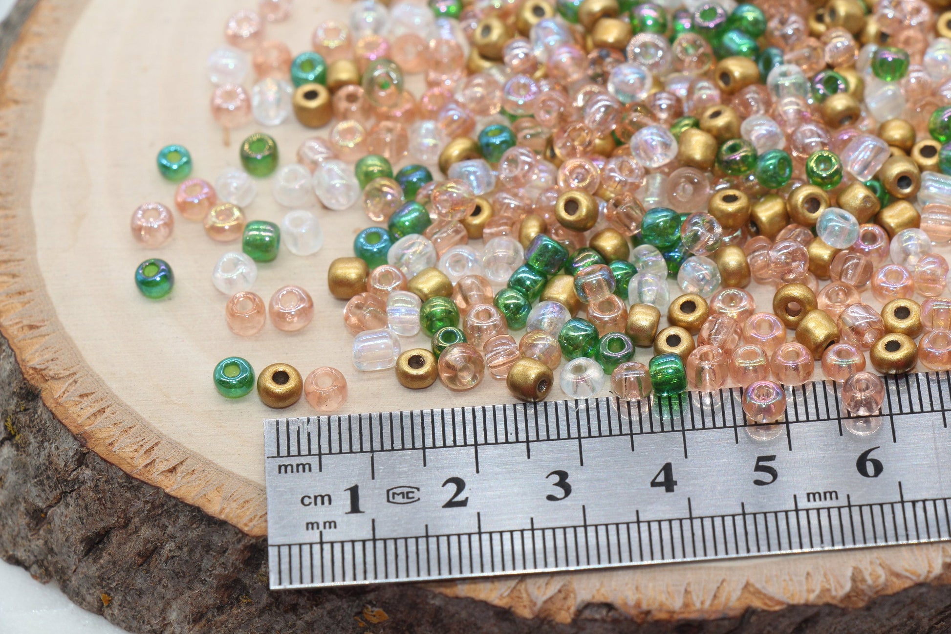 Mix Glass Seed Beads, Size 4mm 6/0 Glass Seed Beads, Multicolor Seed Beads, Rocailles Beads, Bracelet Beads #3091