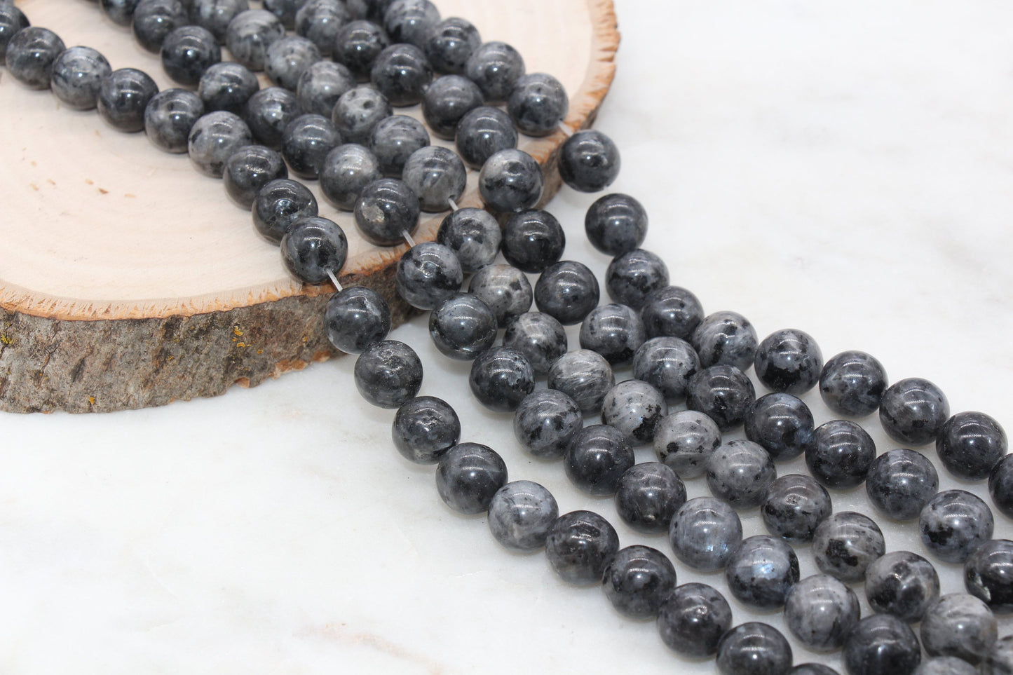 Labradorite Beads, Natural Gemstone Round Beads, Sizes 4mm 6mm 8mm 10mm 12mm, Full Strand 15.5" #69